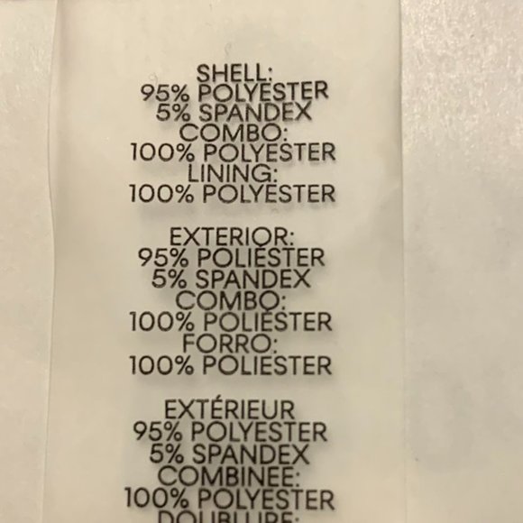 Calvin Klein Chiffon Overlay Top. New With Tickets. Size Large - Picture 5 of 5